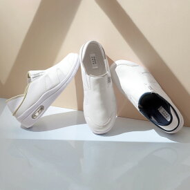 【12/10限定!ポイント5倍】＜ナノ・ユニバース＞2Wayナースシューズ(22.5~28.0cm)【ナースシューズ 看護 介護 ケア 軽量 靴 ナノユニバース nanouniverse おしゃれ シンプル 大人 人気 おすすめ スニーカー 白 疲れにくい 消臭 ナースリー】nu16832