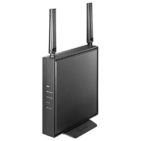 アイ オー データ WiFi 無線LAN ルーター 11ax 最新規格 Wi-Fi6 AX1800 1201+574Mbps 可動式アンテナ IPv6 3階建/4LDK/20台 PS5 日本メーカー WN-DEAX1800GR/E