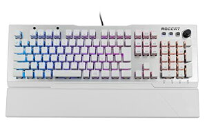ROCCAT Vulcan 122 AIMO RGB ���J�j�J���Q�[�~���O�L�[�{�[�h JP ���{��z�񃂃f�� �É� ���j�A(�Ԏ�����) �������K�i �z���C�g �h�C�c�f�U�C�� ROC-12-956-RD