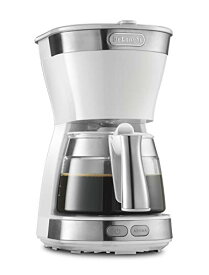 デロンギ(DeLonghi) ドリップコーヒーメーカー ホワイト アクティブシリーズ 5杯用 ICM12011J-W