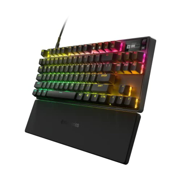 楽天市場】SteelSeries ゲーミングキーボード テンキーレス 有線 英語  
