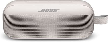 Bose SoundLink Flex Bluetooth speaker ポータブル ワイヤレス スピーカー マイク付き 最大12時間 再生 防水 防塵 20.1 cm (W) x 9 cm (H) x 5.2 cm (D) 580g ホワイトスモーのサムネイル