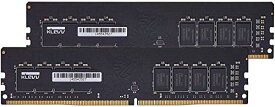 エッセンコアクレブ KLEVV デスクトップPC用 メモリ DDR4 3200Mhz PC4-25600 16GB x 2枚 32GB キット 288pin SK hynix製 メモリチップ採用 KD4AGUA8D-32N220D