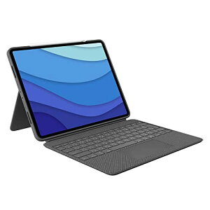 WN[ Logicool iPad Pro 12.9C` 6 5 Ή gbNpbht L[{[htP[X Combo Touch iK1275GRA {L[{[h X}[gRlN^ Ki 2Nԃ[J[ۏ Ib