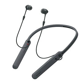 ソニー ワイヤレスイヤホン WI-C400 : Bluetooth対応 最大20時間連続再生 カナル型 マイク付き 2017年モデル ブラック WI-C400 B