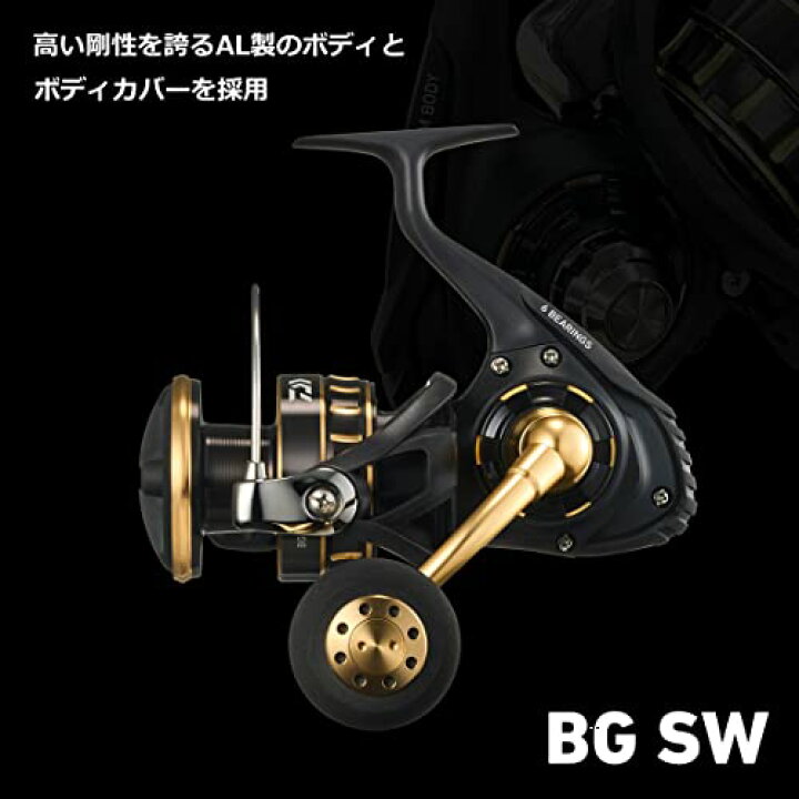 楽天市場】ダイワ(DAIWA) スピニングリール 23BG SW 6000D-H 釣り  
