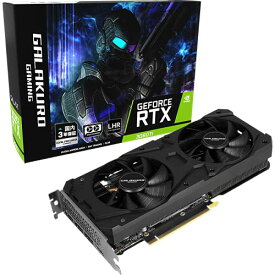 NVIDIA GeForce RTX3060Ti 搭載 グラフィックボード GDDR6 8GB GALAKURO GAMINGシリーズ GG-RTX3060Ti-E8GB/DF/LHR