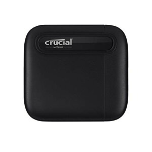 Crucial X6 Ot SSD 1TB PS5/PS4 mFς USB Type-C őǍx800MB/b K㗝Xۏؕi CT1000X6SSD9