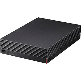 バッファロー CMR HDD採用 外付けハードディスク 6TB テレビ録画/PC/PS4/4K対応 バッファロー製nasne™対応 静音コンパクト 日本製 故障予測 みまもり合図 HD-ACD6U3