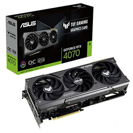 ASUS NVIDIA GeForce RTX 4070 搭載 ビデオカード OC edition 12GB GDDR6X TUF-RTX4070-O12G-GAMING 国内正規代理店品