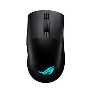ASUS ゲーミングマウス ワイヤレス ROG Keris Wireless Aimpoint (36,000dpi / トライモード接続/交換可能なスイッチ / 119時間の連続駆動 / PBTボタン/国内正規品)