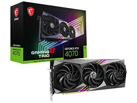 MSI GeForce RTX 4070 GAMING X TRIO 12G グラフィックスボード VD8469