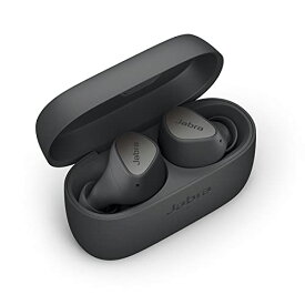 Jabra Elite 4 完全ワイヤレスイヤホン ダークグレー 国内正規品 アクティブノイズキャンセリング搭載 IP55 マルチポイント 2台同時接続 片耳モード Bluetooth 5.2 MS Swift pair Spotify tap A