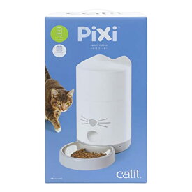 Catit Pixi スマート フィーダー 猫用スマート自動給餌器 リモートコントロール可能 スケジュール管理 ストッカー スマホ アプリ連動