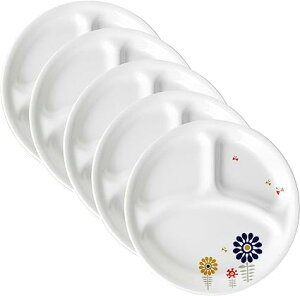 コレール ランチ皿 大サイズ 5枚セット 皿 プレート 割れにくい 軽量 電子レンジ対応 オーブン対応 食洗機対応 ケイユクッカ J310-KJKA CP-1725