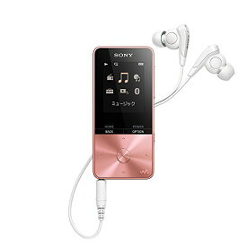 ソニー ウォークマン Sシリーズ 4GB NW-S313 : MP3プレーヤー Bluetooth対応 最大52時間連続再生 イヤホン付属 2017年モデル ライトピンク NW-S313 PI