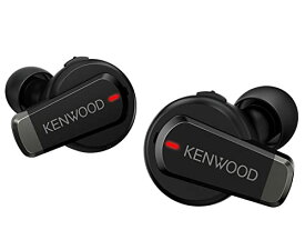 JVCケンウッド KENWOOD KH-BIZ70T-BA ワイヤレスイヤホン Bluetooth ノイズキャンセリング マルチポイント 外音取込み テレワーク 低遅延 防水 ステッカー付 最大21時間再生 ブラック