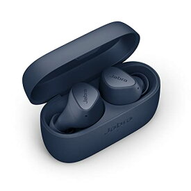 Jabra Elite 4 完全ワイヤレスイヤホン ネイビー 国内正規品 アクティブノイズキャンセリング搭載 IP55 マルチポイント 2台同時接続 片耳モード Bluetooth 5.2 MS Swift pair Spotify tap Apt