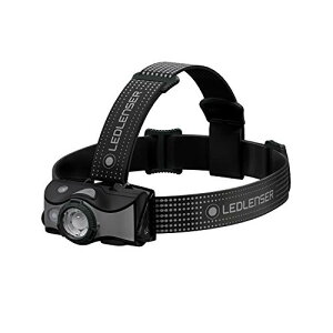 Ledlenser(���b�h�����U�[) MH7 �u���b�N/�O���[ LED�w�b�h���C�g �o�R USB�[�d�� ���{���K�i