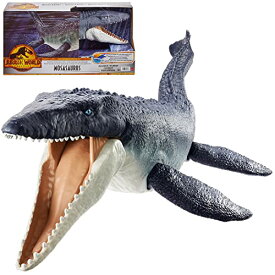 マテル ジュラシックワールド(JURASSIC WORLD) 新たなる支配者 海の王者 最強モササウルス 全長:約75 SGDs商品 4才~ HGV34