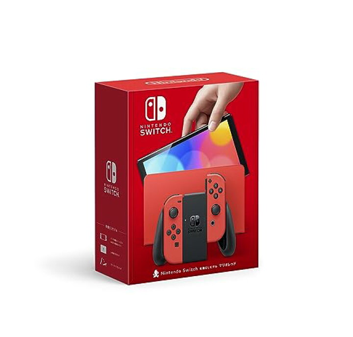楽天市場】Nintendo Switch 有機ELモデル マリオレッド : kokolohasstyle 