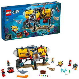 レゴ(LEGO) シティ 海の探検隊 海底探査基地 60265 おもちゃ ブロック プレゼント ボート 男の子 女の子 6歳以上