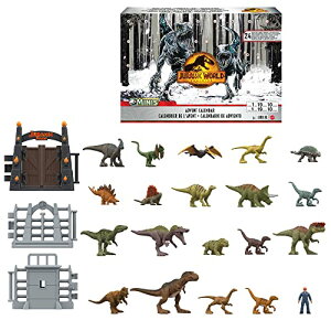 }e(MATTEL) WVbN[h(JURASSIC WORLD) VȂxz IC AhxgJ_[2022 ~jtBMAƃp[c30P   3~ HHW24