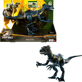 マテル ジュラシックワールド(JURASSIC WORLD) スーパーアクション インドラプトル 全長：約41cm 恐竜 おもちゃ 4才~ プレゼント HKY11