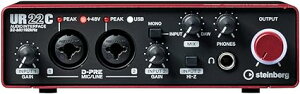 X^Co[O Steinberg USB3.0 I[fBIC^[tFCX 32bit/192kHz bh UR22C RD