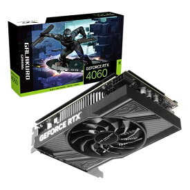 玄人志向 NVIDIA GeForce RTX4060 搭載 グラフィックボード GDDR6 8GB 搭載モデル 国内正規品 GG-RTX4060-E8GB/SF