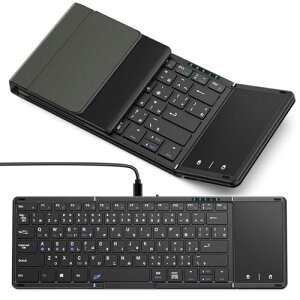 Omikamo L[{[h CX ܂ݎ ipad L[{[h Bluetooth L[{[h ^b`pbht {z L p tTCY 4foCXؑ Android/Windows/Mac/iOSΉ Type-C[d