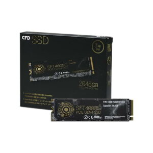 CFD SSD M.2 NVMe SFT4000G V[Y PS5 mFς 3D NAND TLC̗p SSD PCIe Gen4 4 (ǂݎő4400MB/S) M.2-2280 NVMe SSD 2TB (2048GB)