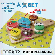 ココマカロン トゥンカロン人気セット 焼き菓子 40g 6個セット 6個入り