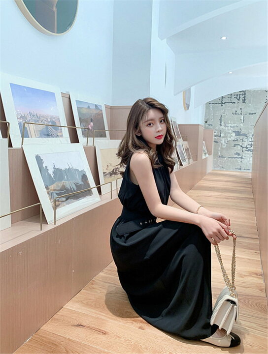 楽天市場】春夏 人気 新作 韓国 レディース ロングワンピース  