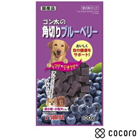 サンライズ ゴン太の角切りブルーベリー(100g) 犬 えさ おやつ スナック 間食 ◆賞味期限 2026年1月