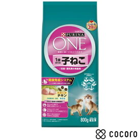 ピュリナワンキャット 1歳までの子ねこ用/妊娠・授乳期の母猫用 チキン 800g 猫 キャットフード えさ ドライ ◆賞味期限 2027年3月