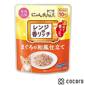 はごろもフーズ にゃんチュラル香リッチ まぐろ和風仕立て 40g 猫 キャットフード えさ ウェット ◆賞味期限 2026年2月