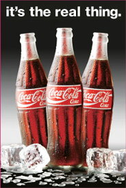【輸入ポスター】Coca-Cola(Real thing)610 x 915mm