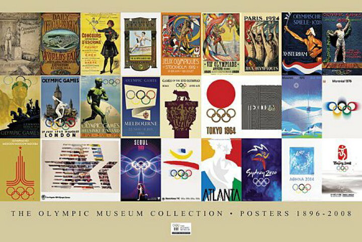 楽天市場】【輸入ポスター】The Olympic Museum Collection(1896-2008  