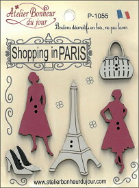 【木製ボタンセット】パリのショッピングアトリエボヌールドゥジュール(atelier bonheur du jour)