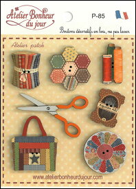 【木製ボタンセット】アトリエパッチアトリエボヌールドゥジュール(atelier bonheur du jour)
