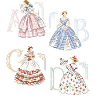 "Le grand ABC Crinoline"(クリノリン)ABC図案集