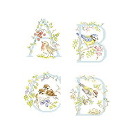 "Le grand ABC -Oiseaux"(鳥のアルファベット)ABC図案集