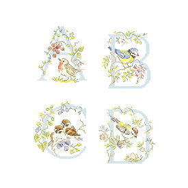 "Le grand ABC -Oiseaux"(鳥のアルファベット)ABC図案集