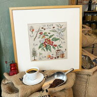 【最新作】"Étude aux Cafe" (コーヒーの研究)壁掛け お花 果物 シリーズVERONIQUE ENGINGER(ヴェロニク…