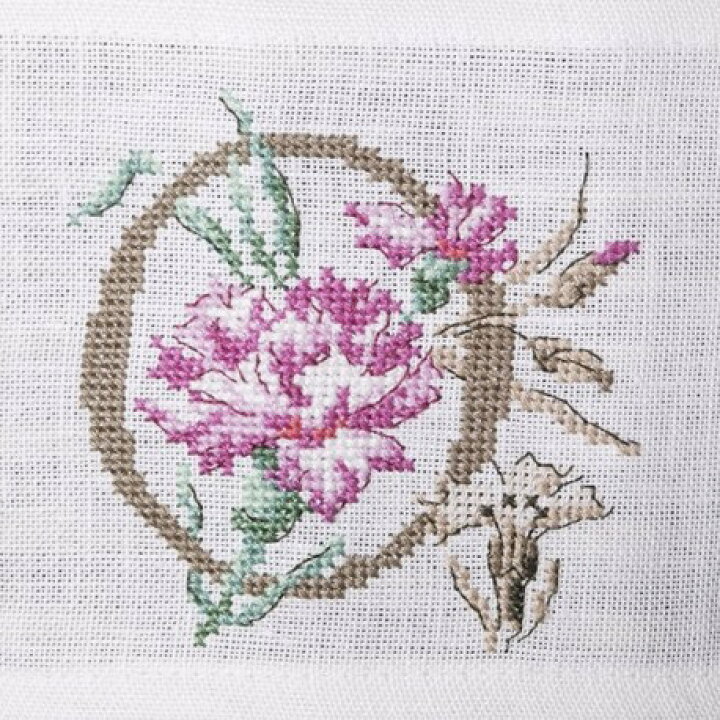 楽天市場 予約受付中 クロスステッチ図案 Botanical Alphabet Chart 植物のアルファベット26のモチーフ ココロ商店