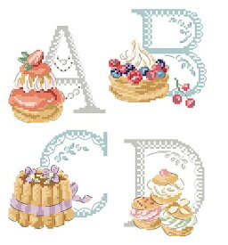 "Le grand ABC -Patissier"(パティシエのアルファベット)ABC図案集