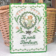 キットリネンCARTE "Je porte bonheur"(幸せを運ぶカード)【上級者】