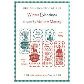 【クリスマス】"Winter Blessings"(冬の祝福) クロスステッチ図案マージョリーマッシー(Marjorie Massey)