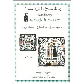 "Woollens Quaker Lainages"(ウール・クエーカー・レイナージュ)2種類チャート入りクロスステッチ図案マージョリーマッシー(Marjorie Massey)
